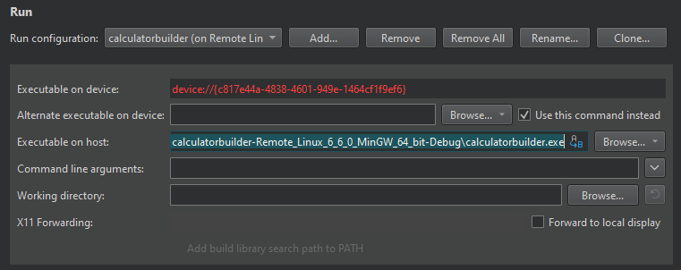 基于 Linux 的设备的运行设置