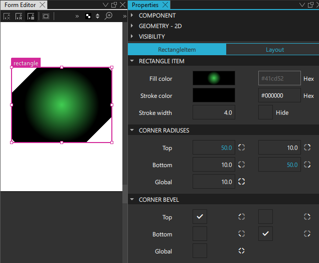 带切角的长方形